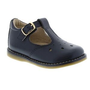 Footmates Harper 7201 Navy Mary Jane Girl shoes Size 6.5 Leather